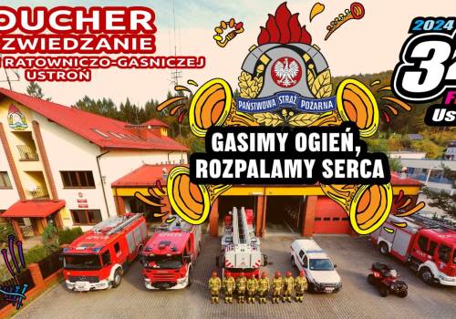 Akcja strażaków z Ustronia dla WOŚP, fot. Komenda Powiatowa PSP w Cieszynie 