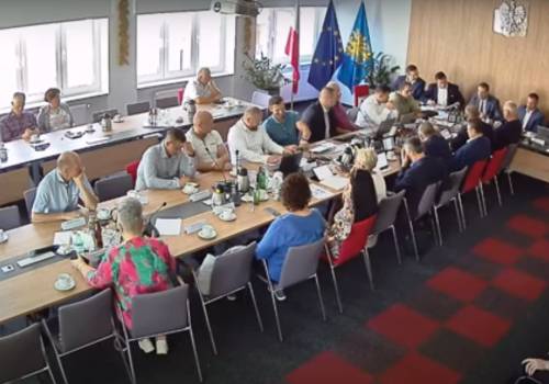 Sesja Rady Miasta Wisła, fot. YouTube