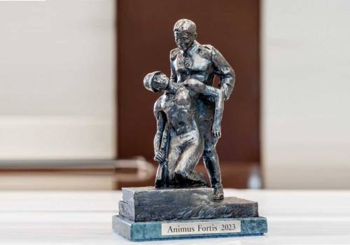 Statuetka Animus Fortis 2023, fot. wim.mil.pl/mat.pras.