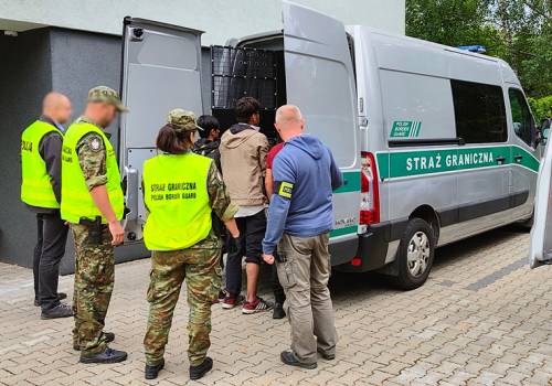 Trzech obywateli Peru zostało zatrzymanych, fot. mat.pras./Śląski Oddział Straży Granicznej