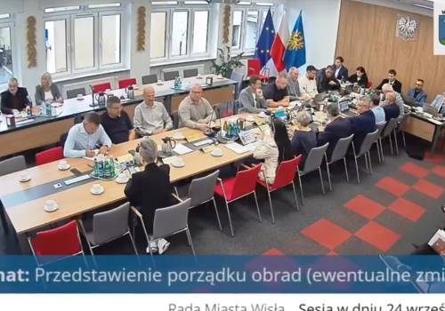 Sesja Rady Miasta Wisła, fot. wisla.esesja.pl