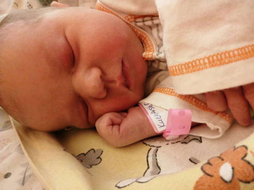 Anastazja Kucharska, córka Agaty i Mateusza z Cieszyna. Urodziła się 11 lipca 2022r. o godz.20:00