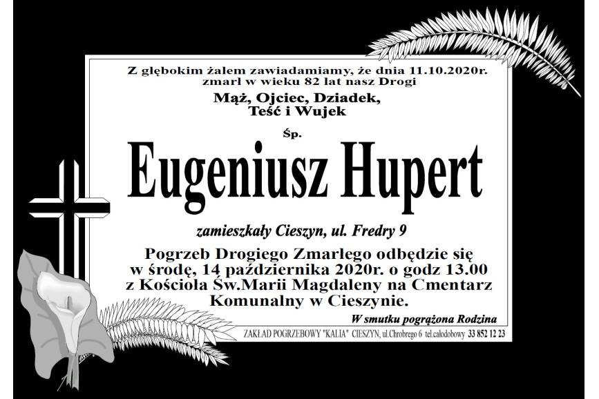 Klepsydra Śp. Eugeniusza Huperta