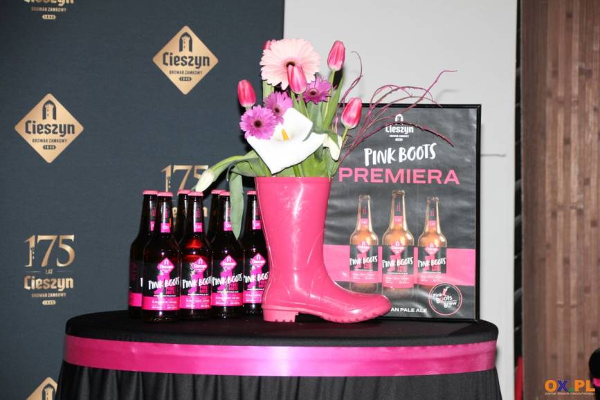 Premiera piwa „Pink Boots” -  „różowe buty”