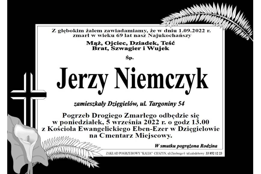 Zmarł  śp. Jerzy Niemczyk 