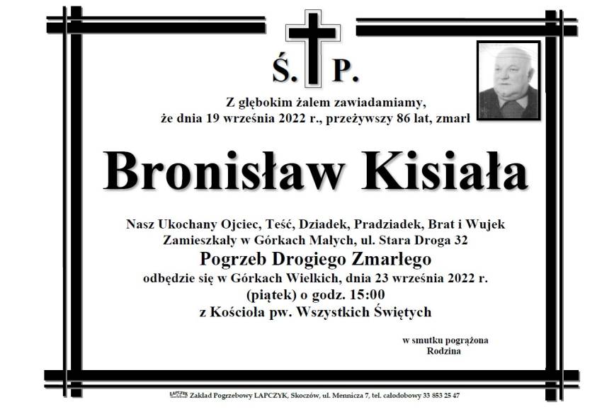 Zmarł Bronisław Kisiała