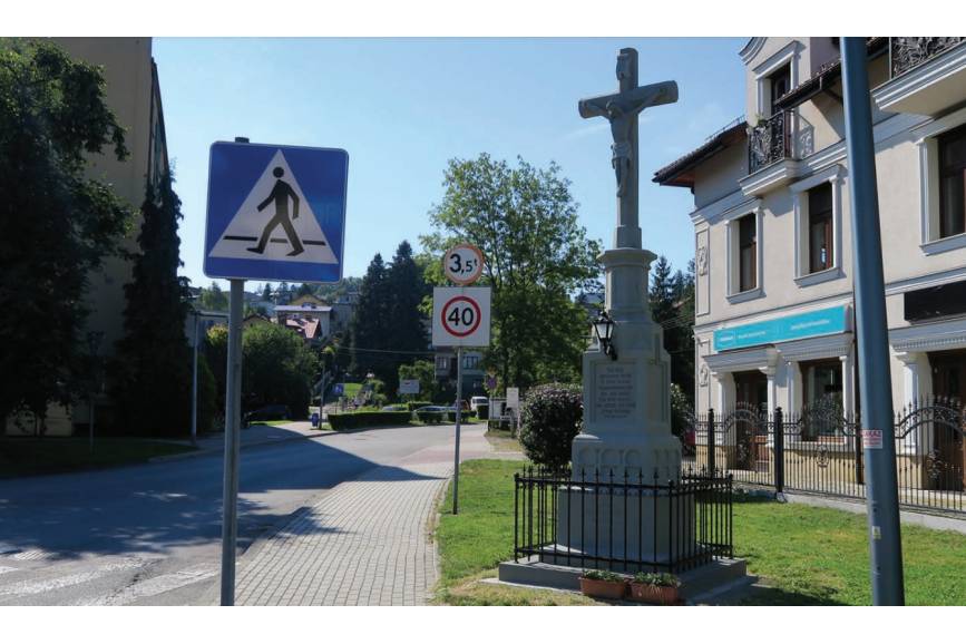 Odnowiony krzyż na ul. Objazdowej w Skoczowie, fot. Wieści Skoczowskie